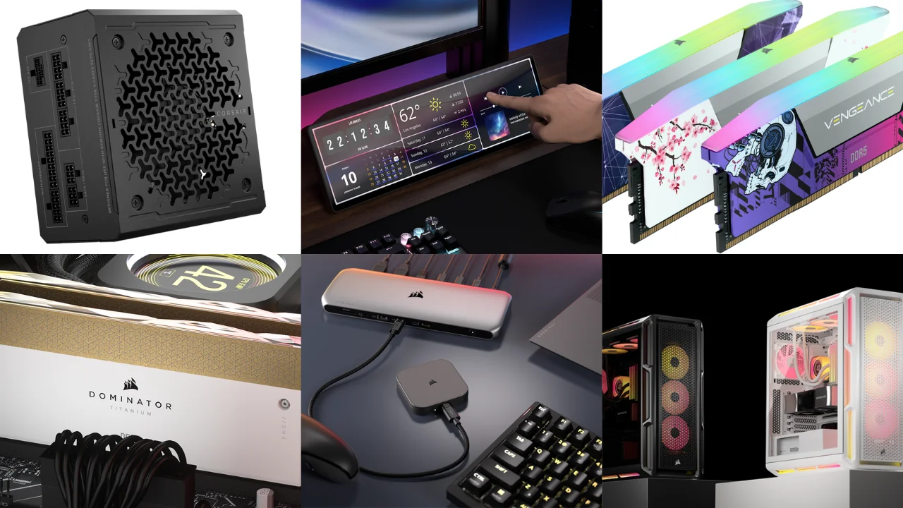 CORSAIR จัดแสดงนวัตกรรมฮาร์ดแวร์ใหม่ในงาน CES 2025 ตั้งแต่เคสพีซี พาวเวอร์ซัพพลาย แรม และอื่นๆ