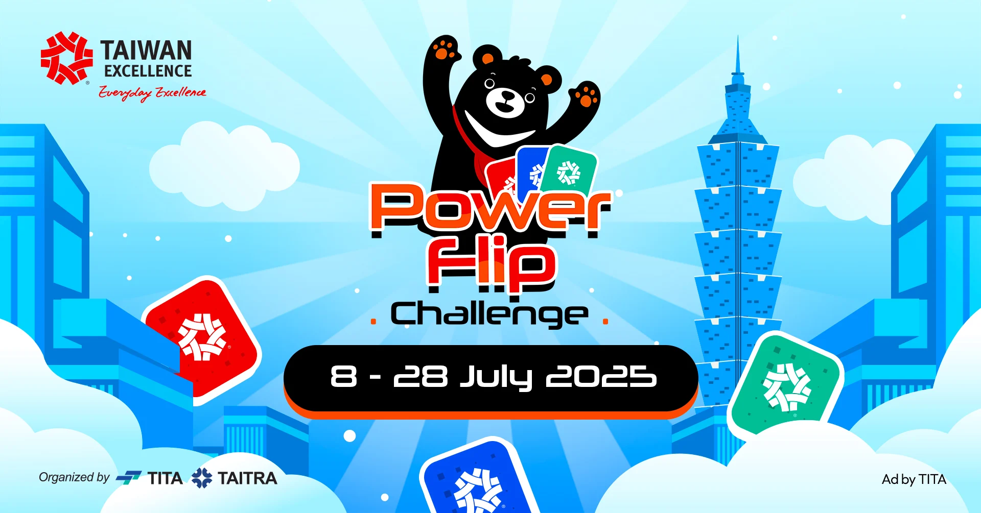 Taiwan Excellence เปิดตัวแคมเปญ “Power Flip Challenge” เปิดโลกเทคโนโลยีอัจฉริยะไปกับ FuBear