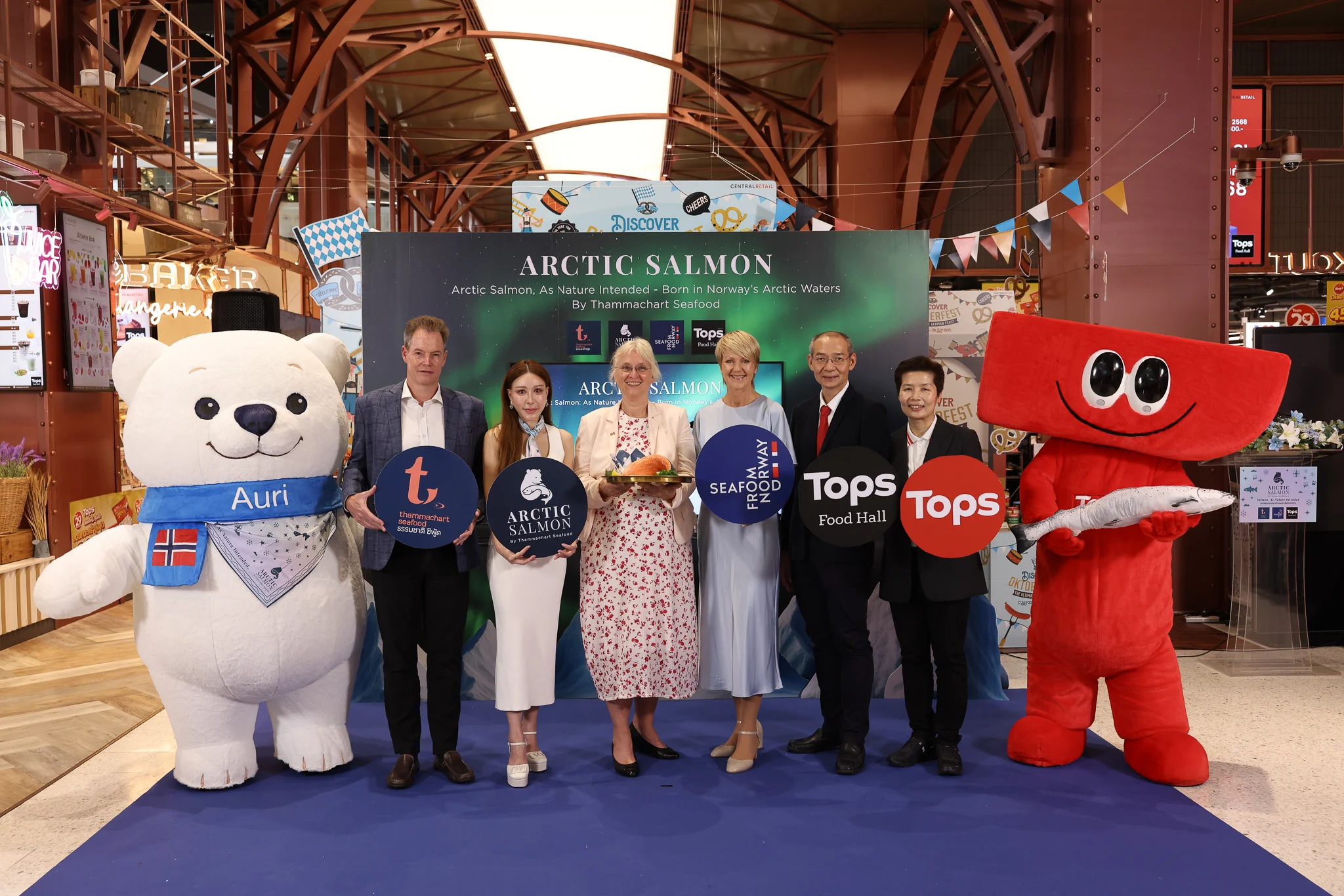 ธรรมชาติซีฟู้ด จับมือ ท็อปส์ เปิดตัว Arctic Salmon อย่างเป็นทางการ ยกระดับมาตรฐานใหม่ปลาแซลมอน จากฟยอร์ดอาร์กติก สู่โต๊ะอาหาร เพื่อสุขภาพครอบครัวไทย