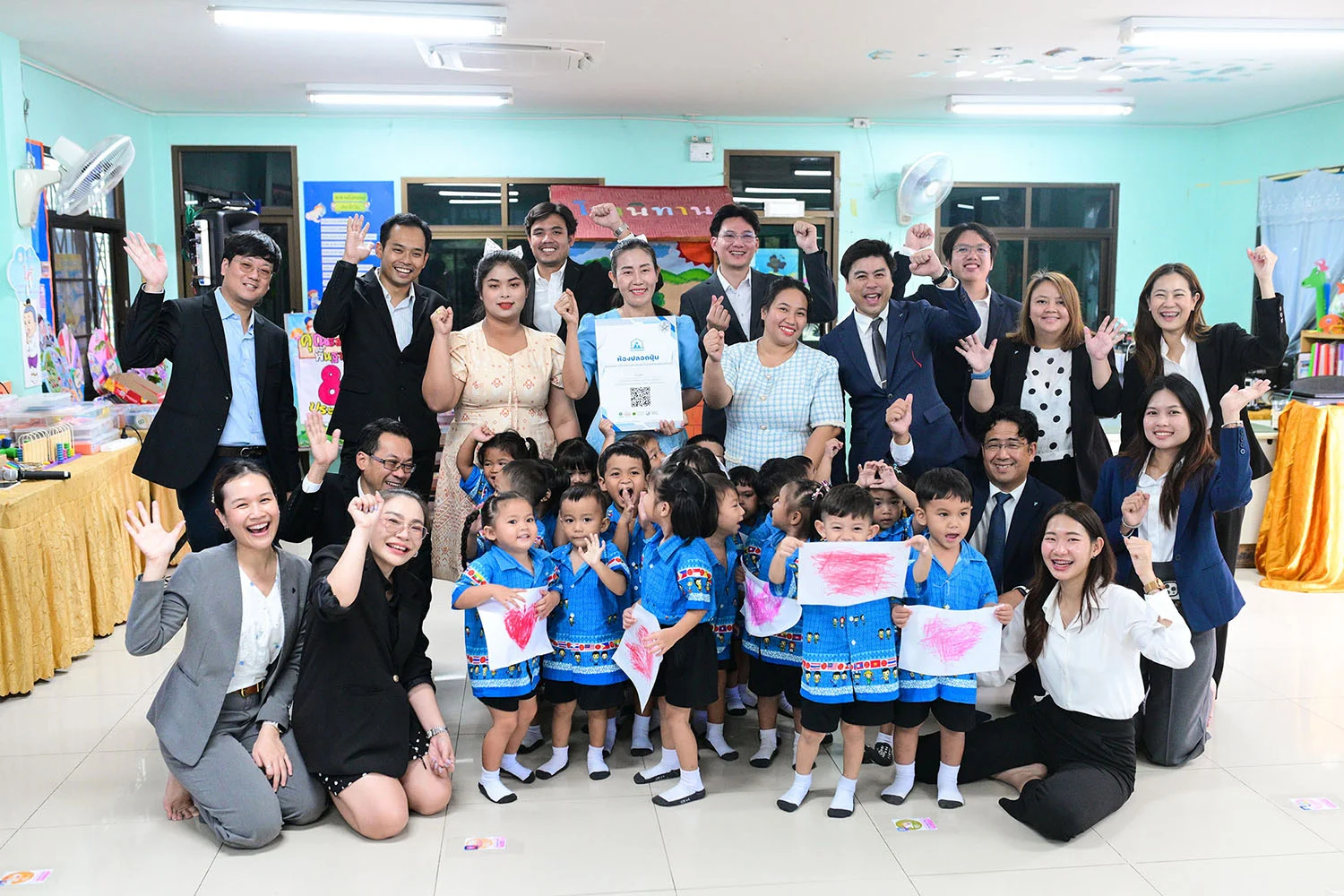 ไดกิ้น ส่งมอบ "ห้องเรียนปลอดฝุ่น" ศูนย์พัฒนาเด็กเล็กองค์การบริหารส่วนตำบลนิคมพัฒนา จ.ระยอง ต้นแบบอากาศสะอาดภาคตะวันออก