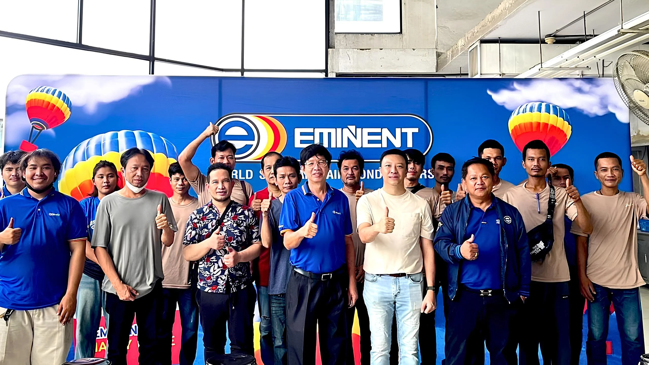 อีมิแน้นท์แอร์ เสริมศักยภาพบุคลากรภาคอุตสาหกรรม จัดอบรมความรู้ด้านระบบปรับอากาศแก่พนักงานบริษัท แปซิฟิค การทอ จำกัด