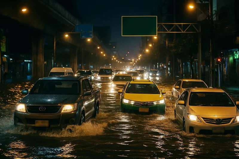 ข้อควรรู้เบื้องต้น ดูแลรถหลังลุยน้ำท่วม ลดความเสียหายระยะยาว