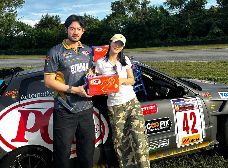 "POP" อะไหล่ยานยนต์ชั้นนำปลื้ม! ตลาดมอเตอร์สปอร์ตตอบรับดี ชูศักยภาพอะไหล่ไทยคุณภาพสูง เดินหน้าสนับสนุนทีมแข่งต่อเนื่อง