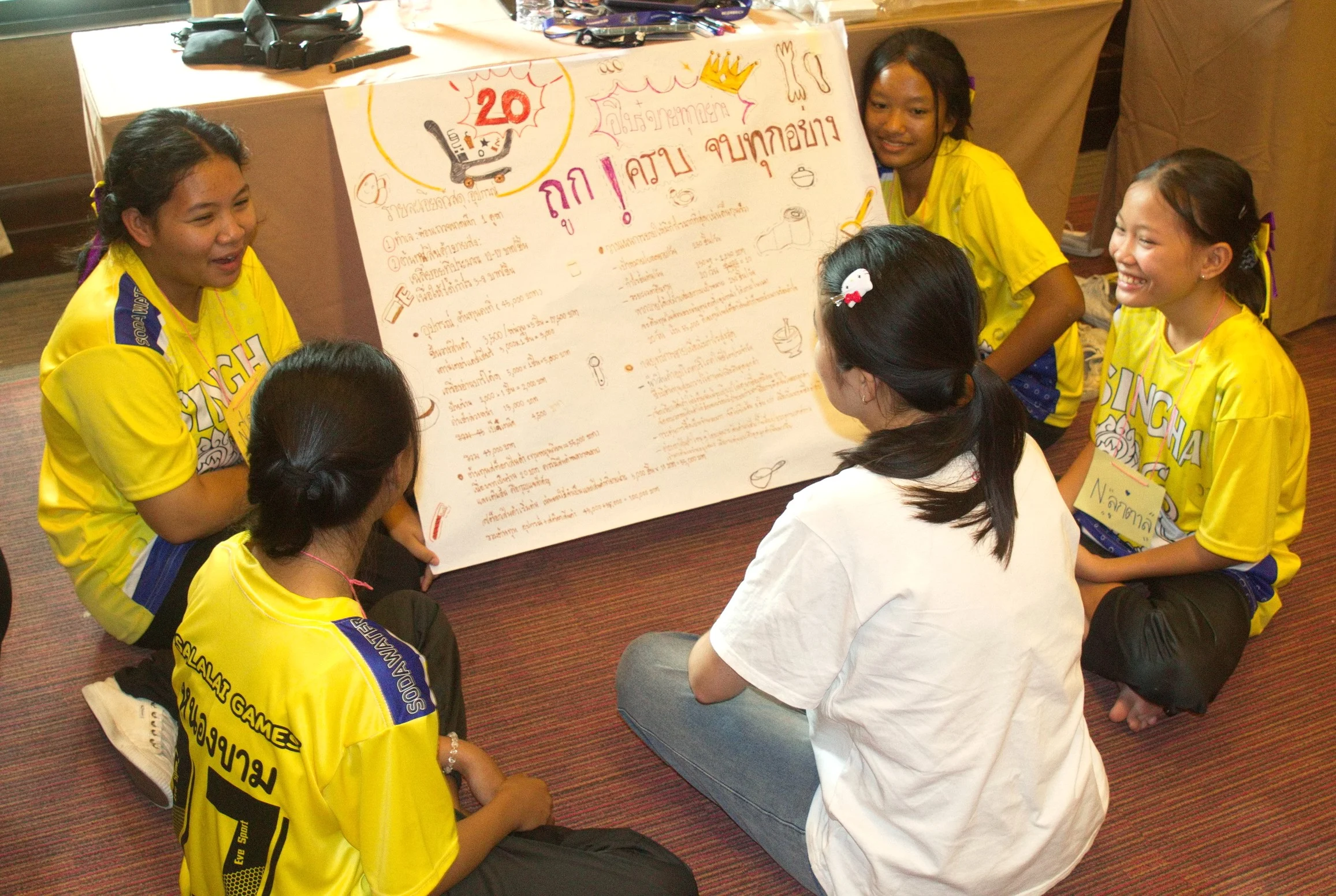 The EDF foundation holds "Potential Development Training" to support students in Prachuap Khiri Khan