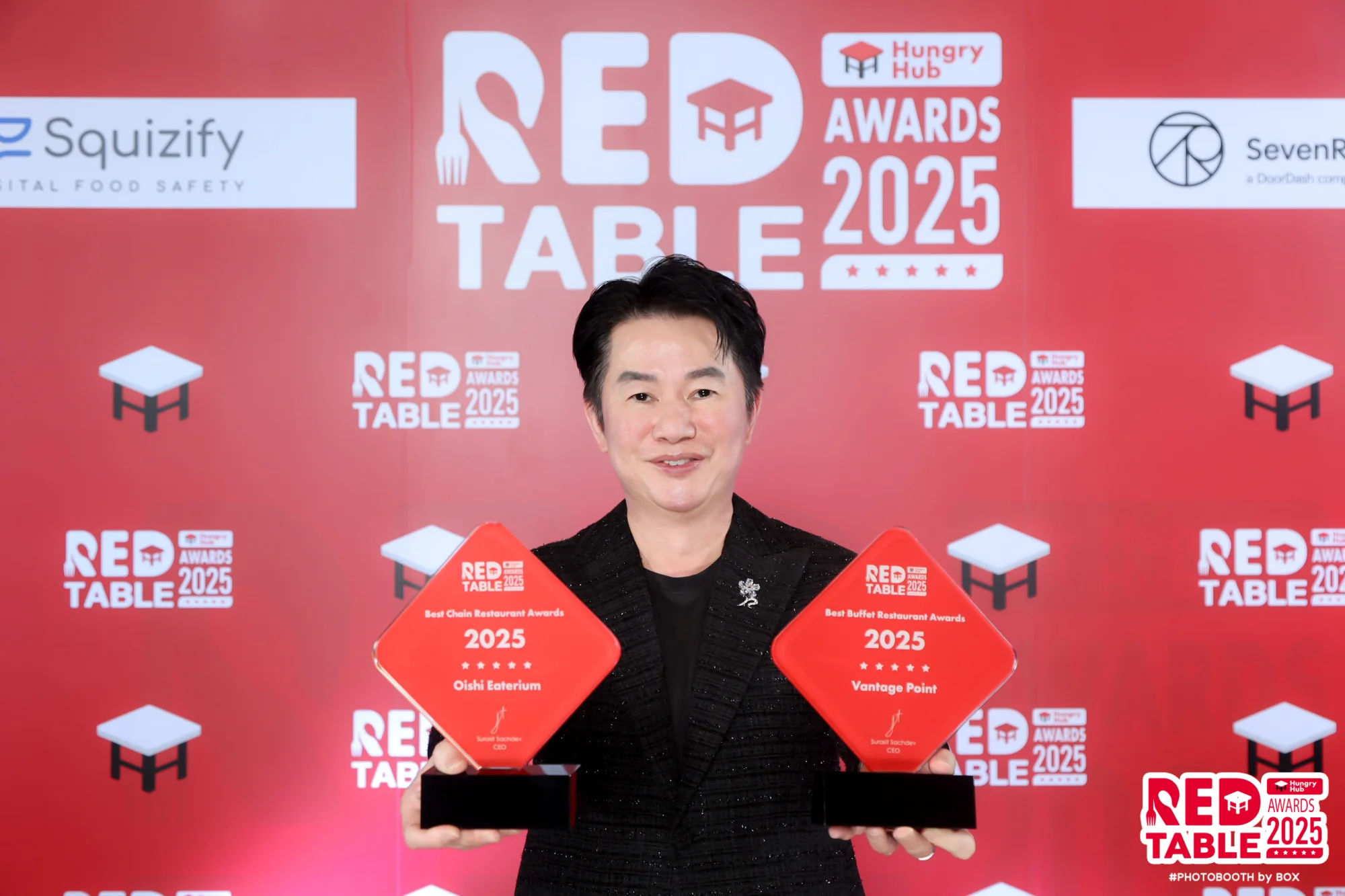 กลุ่มธุรกิจอาหาร ไทยเบฟ คว้า 2 รางวัลด้านอาหารจากเวที RED TABLE AWARDS 2025 ตอกย้ำศักยภาพในการสร้างประสบการณ์การรับประทานอาหารและบริการอันยอดเยี่ยมแก่ผู้บริโภค